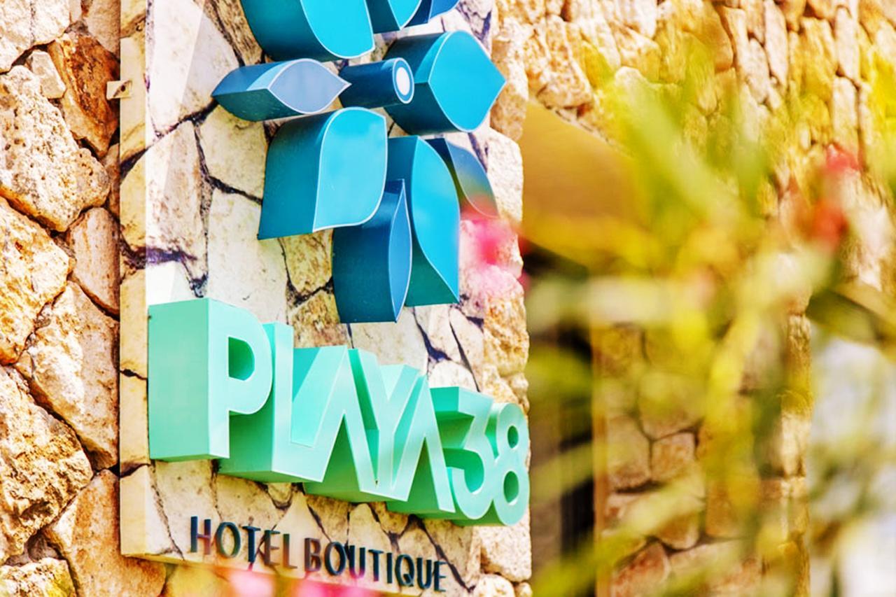 Playa 38 - Hotel Boutique Плая-дель-Кармен Экстерьер фото